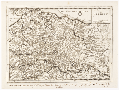 203118 Kaart van de provincie Utrecht.